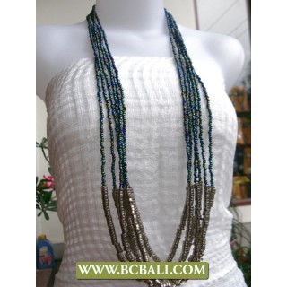 6 Layer Necklace Fashion Paua Beading